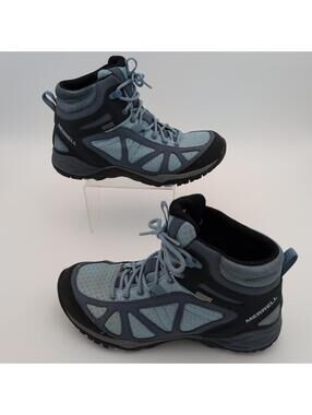Merrell Siren Sport Q2 Mid Waterproof Hiking Boots Women’s 9.5 Blue Gray